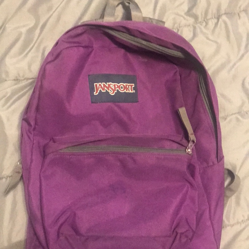 Purple jansport backpack